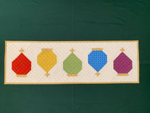 Load image into Gallery viewer, Quilted Table Runner Pattern, Onion Domes