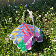 Load image into Gallery viewer, Pascha Basket Cover, Quilt Style with Scallops