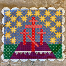 Load image into Gallery viewer, Pascha Basket Cover, Quilt Style with Scallops