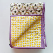 Load image into Gallery viewer, Whole Cloth Quilt, Bee Picnic
