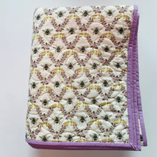 Load image into Gallery viewer, Whole Cloth Quilt, Bee Picnic
