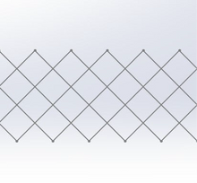 Load image into Gallery viewer, Longarm Pantograph, 6-inch Crosshatch
